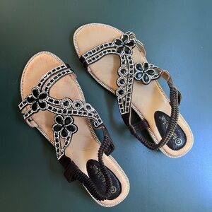 Amazon Bedazzled Sandals